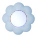 Intrerupator simplu Metalka-Majur Happy 1636001, incastrat, rama inclusa, floare, alb cu bleu