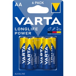 Baterie Varta Longlife Power 4906, AA / LR6, alcalina, 6 buc