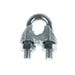 Brida zincata pentru legare cablu otel de 8 mm, Cablero CD011A08U, set 2 bucati