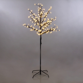 Copac cu 180 LED-uri albe cu lumina calda constanta, Hoff, 150 cm, alimentare priza