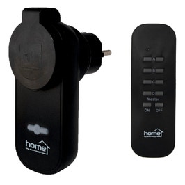 Priza telecomandabila de exterior Home THO111, 1000W, IP44, telecomanda inclusa