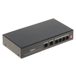 Switch Dahua DH-PFS3006-4ET-36, 2 porturi Uplink, 4 porturi POE, 10/100 mbps