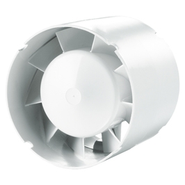 Ventilator pentru tubulatura, axial, Vents 100 VKO1, plastic, IPX4, 14 W, 2300 RPM, 107 mc/h, D 100 mm