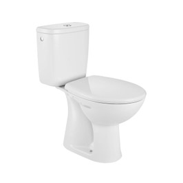 Set vas WC + rezervor + mecanism + capac Roca Adele A34S196000, 35.5 x 75.5 x 64.5 cm