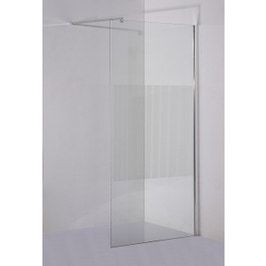 Perete dus tip walk-in, Kadda HK-8210-90, sticla transparenta, profil cromat, 90 x 200 cm