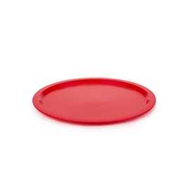 Tava rotunda pentru servire, plastic, Amy, rosu, 29.4 x 1.1 cm