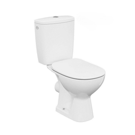 Set vas WC + rezervor + mecanism + capac, Cersanit Alpina Clean On K667-083, din ceramica, 36 x 78.5 x 66.5 cm