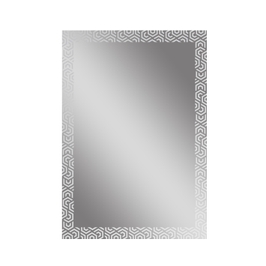 Oglinda decorativa Class Mirrors D18, sablata, dreptunghiulara, 60 x 80 cm