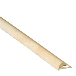 Profil PVC margine gresie si faianta marmorata, 085mcr, crem, 8.5 mm, 2.6 m