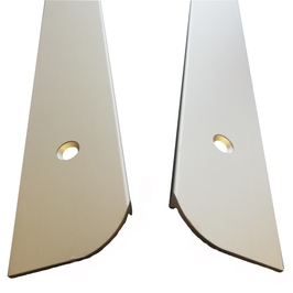 Profil dreapta pentru protectia blatului de bucatarie, Profiline, aluminiu, 60 x 2.8 cm