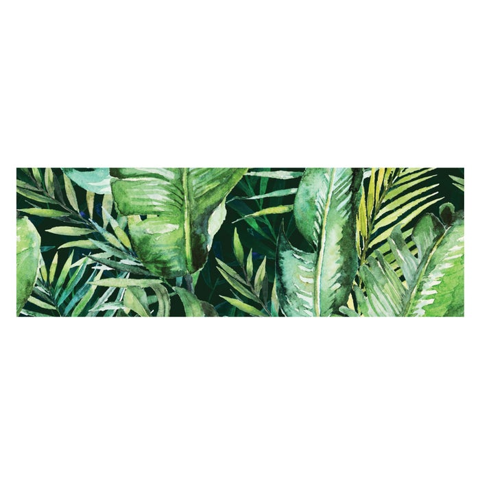 Decor faianta baie / bucatarie Braga Tropic B, verde, mat, 25 x 75 cm