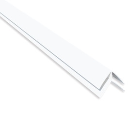Profil colt exterior Vilo B1, PVC, alb, 2.7 m
