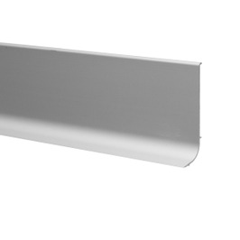 Plinta parchet aluminiu S78, inaltime 60 mm, argintiu, 300 cm