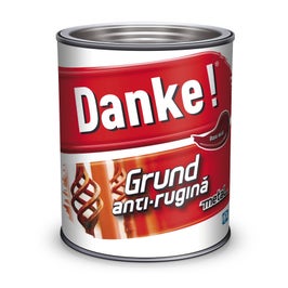 Grund pentru metal Danke, interior / exterior, rosu oxid, 0.75 L