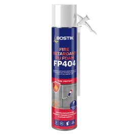 Spuma poliuretanica pentru montaj, rezistenta la foc, Bostik FP404 Fire Retardant PU Foam, aplicare manuala, 750 ml