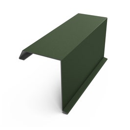 Bordura fronton Baudeman verde mat (RAL 6020) 2000 x 312.5 x 0.45 mm