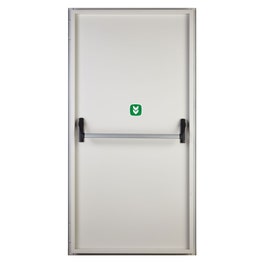 Usa antipanica Megadoor, metal, deschidere reversibila, alb RAL 9002, 90 x 205 x 4 cm