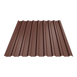Tabla cutata Bilka, T18, maro ciocolatiu (RAL 8017), mat, 1150 x 0.5 mm
