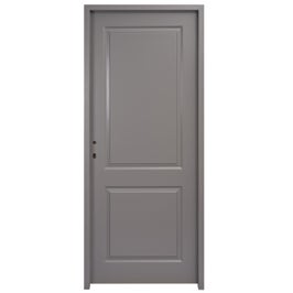 Usa de interior din lemn, Eco Euro Doors Robust, dreapta, vopsita gri RAL 7042, 205 x 86 cm