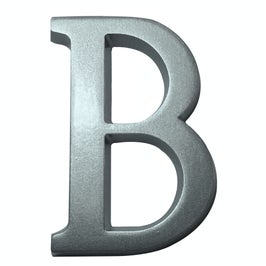 Litera B pentru casa, Sartpol, aluminiu, argintiu, 10 x 7 cm