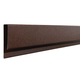 Profil lateral J pentru lambriu metalic, Top Profil Sistem, otel zincat, maro (RAL 8017), mat, 2 m