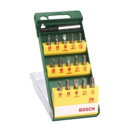 Set 15 accesorii pentru insurubare, Bosch, 2607019453