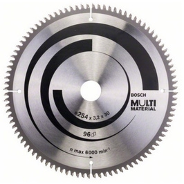 Disc circular, pentru aluminiu / lemn / plastic, Bosch 2608640451, 254 x 30 x 2.5 mm