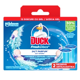 Odorizant wc baie Duck Fresh Discs, marin, 2 x 36 ml 