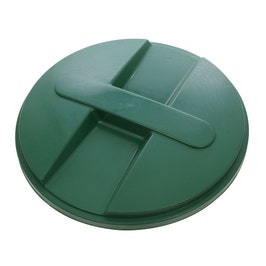 Capac pentru butoi 500 litri Dolplast, polietilena, verde, D 104.5 cm