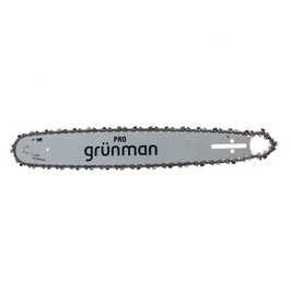 Sina de ghidaj + lant pentru drujba / motofierastrau Grunman, 45 cm, 36 D, 325, 1.5 mm