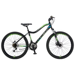 Bicicleta dama, MTB Booster Galaxy, marime M-L, 26 inch, 18 viteze, negru + verde