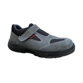 Pantofi de protectie, Gantex 9000-S1, cu bombeu metalic, piele intoarsa, marimea 40