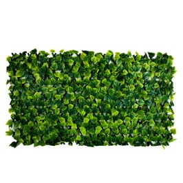 Gard viu artificial / Panou cu frunze imitatie gard viu, model Tilia, extensibil, verde, 1 x 2 m