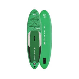 Standup paddle board, gonflabila / pneumatica, Aqua Marina Breeze, cu vasla si pompa manuala, 1 persoana, 100 kg, recreational, 300 x 76 x 12 cm, set