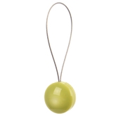 Magneti decorativi perdea si draperie, Pearls, forma rotunda, cu fir metalic de fixare, verde, 4 cm