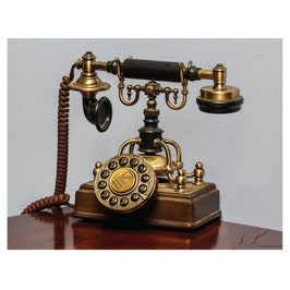 Tablou PT0065, telefon antic, canvas, 50 x 65 cm