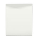 Oglinda hol pentru cuier Beny, alb mat, 79 x 2 x 95 cm, 1C