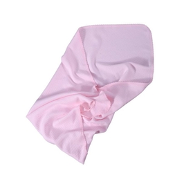 Patura tricot Star Bear, pentru bebelusi, 90 x 120 cm, bumbac, roz
