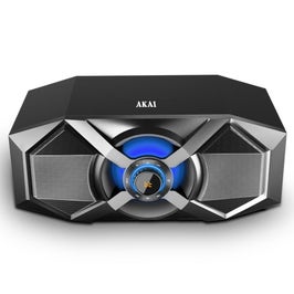 Sistem audio Akai ABTS-P6, 1 boxa activa, 60 W, Bluetooth, USB, Aux in, radio FM, egalizator, functie X-Bass, display digital, negru