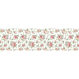 Panou decorativ bucatarie Splashback, compozit, luminescent, SPB 110, trandafiri, 4000 x 750 x 3 mm