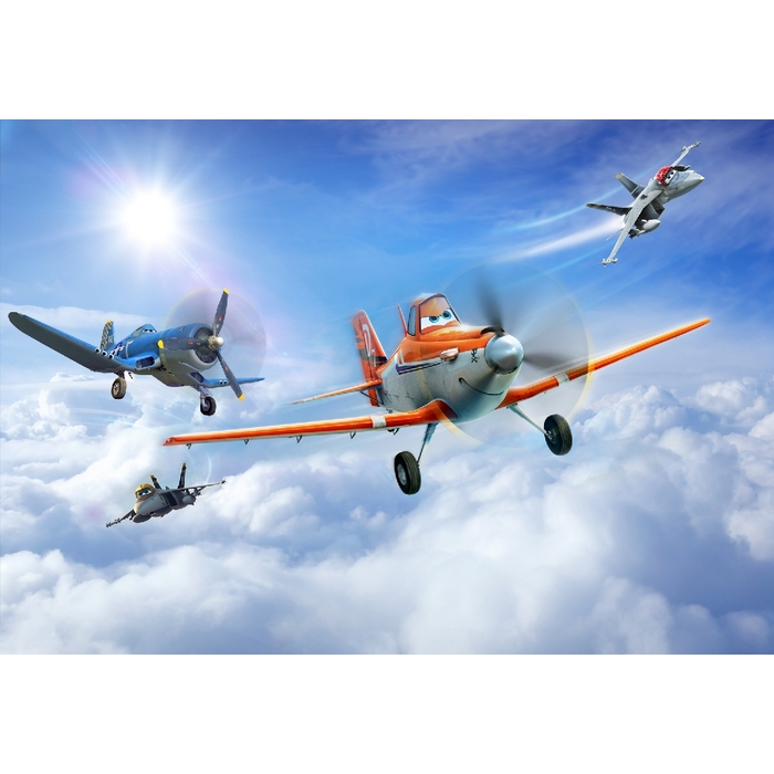 Fototapet vinil 3D, Printdream Avioane pe cer, 350 x 250 cm