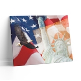 Tablou canvas luminos Visul american, CLT0309, Picma, dualview, panza + sasiu lemn, 40 x 60 cm