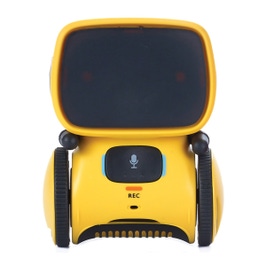Robot inteligent interactiv PNI Robo One, functie inregistrare, control vocal, butoane tactile, galben + negru