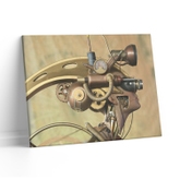 Tablou canvas Robot abstract, CT0297, Picma, standard, panza + sasiu lemn, 40 x 60 cm