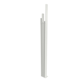 Calorifer vertical, decorativ, living, Radox Fan 50, drept, alb, 285 x 1800 mm, accesorii incluse