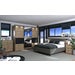 Dormitor complet Sardinia 270, cu lumini, stejar artisan + negru + gri deschis, 5 piese, 16C