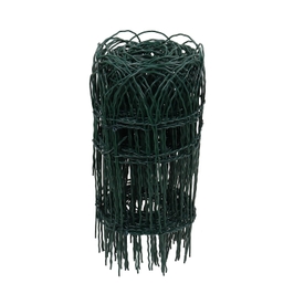 Plasa gard ornamental Versay, acoperita cu PVC, verde, 0.4 x 10 m