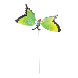 Figurina fluture T2, din PVC, decoratiune gradina, H 15 cm