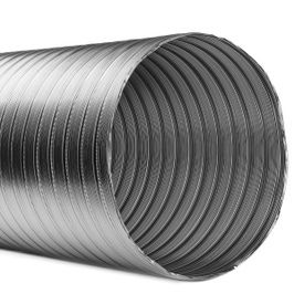 Tub flexibil pentru sisteme de incalzire si ventilare, aluminiu, D 90 mm