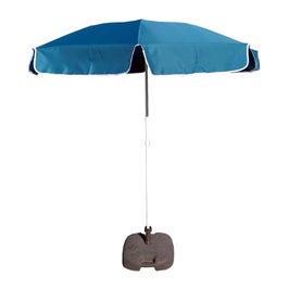 Umbrela soare de terasa / gradina, Basic, rotunda, structura metal, diverse culori, D 180 cm